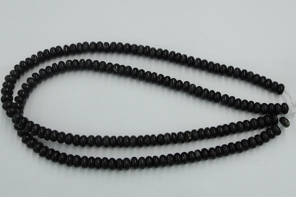 CBT04 16 inches 4*8mm rondelle natural biotite beads wholesale