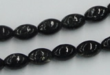 CBT05 16 inches 8*12mm rice natural biotite beads wholesale