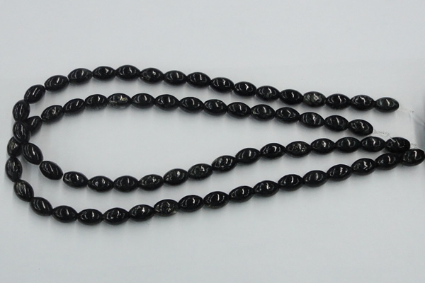 CBT05 16 inches 8*12mm rice natural biotite beads wholesale