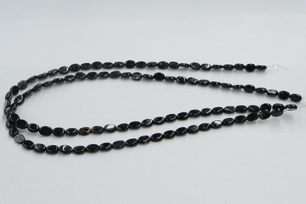 CBT08 16 inches 6*8mm oval natural biotite beads wholesale