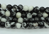 CBW101 15.5 inches 6mm round black & white jasper beads