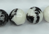 CBW107 15.5 inches 18mm round black & white jasper beads