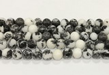 CBW174 15.5 inches 12mm round black & white jasper gemstone beads wholesale