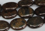 CBZ220 15.5 inches 15*20mm oval bronzite gemstone beads