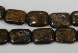 CBZ236 15.5 inches 12*16mm rectangle bronzite gemstone beads