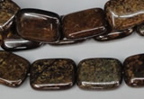 CBZ237 15.5 inches 13*18mm rectangle bronzite gemstone beads