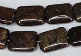 CBZ238 15.5 inches 15*20mm rectangle bronzite gemstone beads