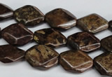 CBZ243 15.5 inches 13*18mm octagonal bronzite gemstone beads