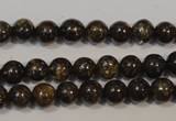 CBZ252 15.5 inches 3mm round bronzite gemstone beads wholesale