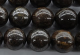 CBZ300 15.5 inches 16mm round bronzite gemstone beads wholesale