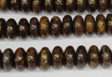 CBZ401 15.5 inches 6*10mm rondelle bronzite gemstone beads