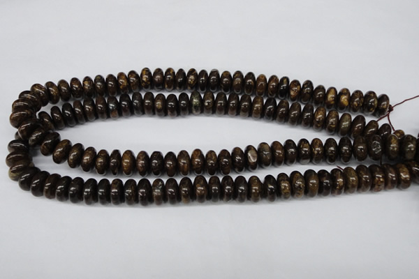 CBZ402 15.5 inches 6*12mm rondelle bronzite gemstone beads