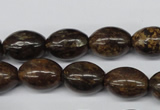 CBZ407 15.5 inches 10*14mm rice bronzite gemstone beads