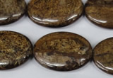 CBZ422 15.5 inches 22*30mm oval bronzite gemstone beads