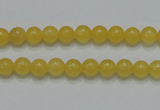 CCA03 15.5 inches 6mm round yellow calcite gemstone beads wholesale