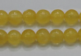 CCA05 15.5 inches 10mm round yellow calcite gemstone beads wholesale