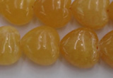 CCA25 15.5 inches 20*20mm heart calcite gemstone beads wholesale