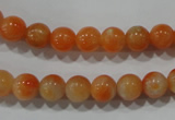 CCA302 15.5 inches 8mm round orange calcite gemstone beads wholesale