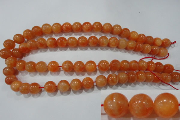 CCA304 15.5 inches 12mm round orange calcite gemstone beads wholesale