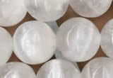 CCA364 15.5 inches 12mm round white calcite gemstone beads