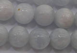 CCA403 15.5 inches 10mm round blue calcite beads wholesale