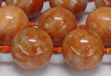 CCA457 15.5 inches 18mm round orange calcite gemstone beads