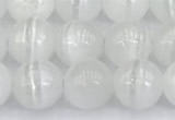 CCA528 15 inches 8mm round white calcite beads wholesale