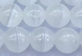 CCA530 15 inches 8mm round white calcite beads