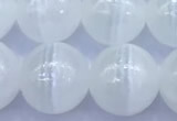 CCA531 15 inches 10mm round white calcite beads