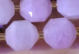 CCB1003 15 inches 9*10mm faceted kunzite beads