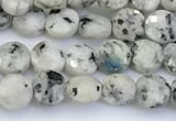 CCB1133 15 inches 4mm faceted coin K2 jasper beads