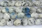 CCB1134 15 inches 4mm faceted coin K2 jasper beads