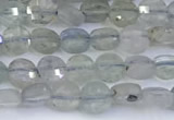 CCB1138 15 inches 4mm faceted coin sapphire beads