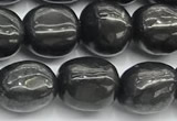 CCB1193 15 inches 9*11mm nuggets shungite gemstone beads