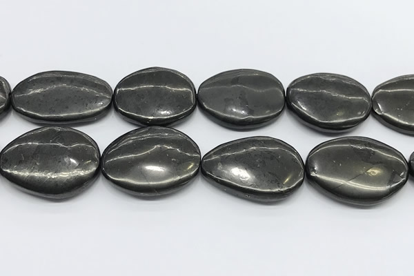 CCB1203 15 inches 22*35mm - 25*37mm nuggets shungite beads