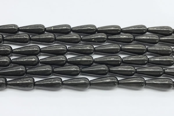 CCB1205 15 inches 8*20mm teardrop shungite beads