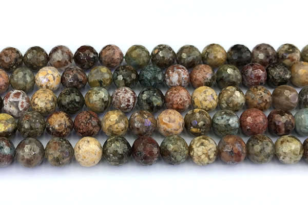 CCB1253 15 inches 10mm faceted round gemstone beads