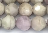 CCB1270 15 inches 10mm faceted kunzite gemstone beads