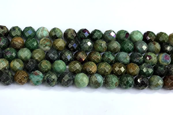 CCB1282 15 inches 10mm faceted round gemstone beads