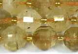 CCB1289 15 inches 9mm - 10mm faceted citrine gemstone beads