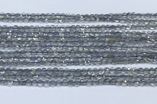 CCB1352 15 inches 2.5mm faceted coin labradorite beads