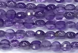 CCB1357 15 inches 2.5mm faceted coin amethyst beads