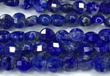 CCB1358 15 inches 2.5mm faceted coin lapis lazuli beads