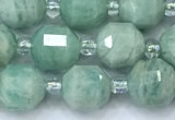 CCB1434 15 inches 7mm - 8mm faceted amazonite beads