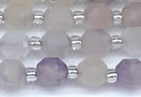 CCB1565 15 inches 5mm - 6mm faceted lavender amethyst beads