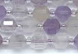 CCB1566 15 inches 5mm - 6mm faceted lavender amethyst beads