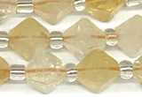 CCB1604 15 inches 10mm faceted citrine gemstone beads