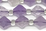 CCB1607 15 inches 10mm faceted lavender amethyst beads