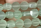 CCB513 15.5 inches 4mm coin green aventurine beads wholesale