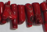 CCB65 16 inches irregular red coral beads Wholesale